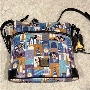 Disney Dooney & Bourke Magic Kingdom 50th Mickey Mouse Crossbody Bag